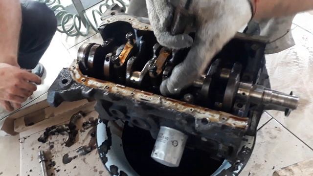 Коленвал пополам, Лифан Солоно 1.6. смотреть онлайн