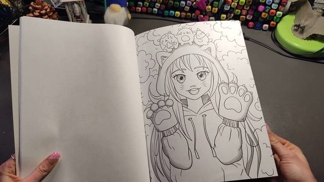 Хобби-ОБЗОР: листаем вместе/kawaii/раскраска