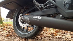 Звук прямоточного глушителя  Kawasaki Vulcan S/Arrow Exhaust