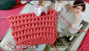 АЖУРНАЯ СЕТОЧКА В СТИЛЕ КУЧИНЕЛЛИ 44 Вязание Узоры спицами