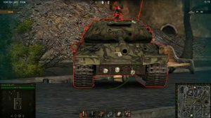 Места пробития ИС-4