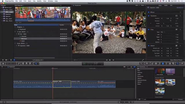 Монтаж без мыши в Final Cut Pro X. Монтаж хоткеями. FС without Mouse. Editing with the Keyboard