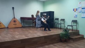 Этюды, концерт перед родителями балалайка начало 2-го II класса.