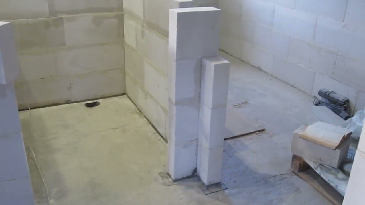 Межкомнатные перегородки из газоблока 100 мм часть первая смотреть онлайн