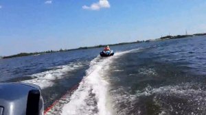 Обь-3, Yamaha 30, винт стальной Solas 12 шаг + ватрушка