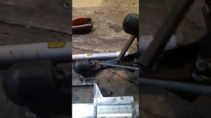 МТЗ  132Н переделка штатного узла газа и стояночного тормоза  на новую площадку ,сентября 2022 г.