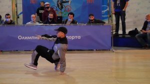 top8 16-18 bboy Grom vs Санчо - брейкданс чемпионат г.Долгопрудный 2021