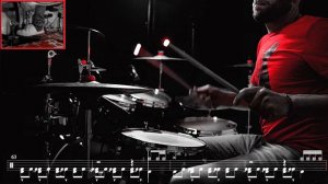 Linkin Park - New divide - Drum cover (with scrolling drum sheet)