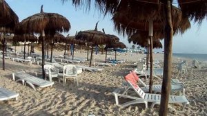 ПЛЯЖ_ТУНИСА.Укус_медузы_за_лицо.