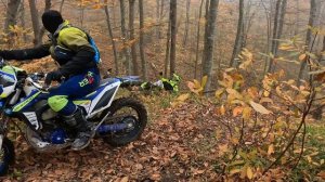 Эндуро прохват. Все в Эндуро. Бронза Горячий ключ. Как ехать осенью 2т и 4т.#Husqvarna#KTM#FXMOTO