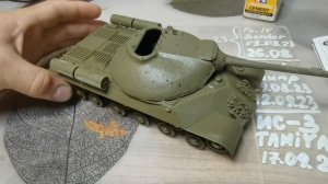 Обзор модели танка ИС-3 в 35м масштабе. Tamiya.