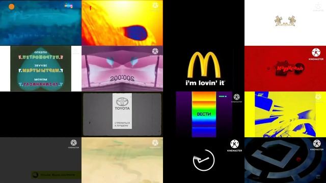 Сборник заставок в одном экране с эффектами №17. Collection of screensavers in one screen №17. смотреть онлайн