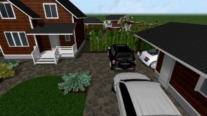 Экспресс проект ландшафтного дизайна участка 12 соток, 2018г., Дмитров