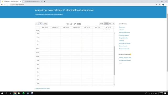 Top 5 : Best jQuery Scheduler and events Calendar for Web Applications смотреть онлайн