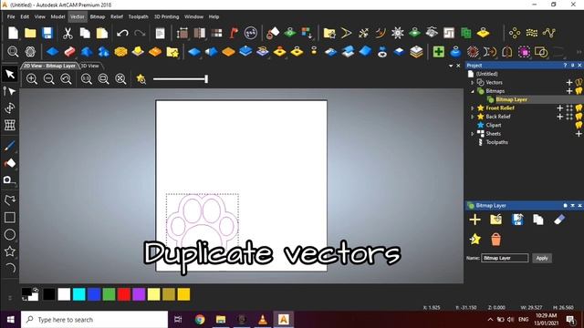 Create G-code from ArtCam 2018 смотреть онлайн
