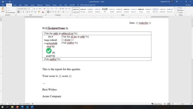 docxtpl conditional statements, nested for loops and loop.index0 for python reports automation смотреть онлайн