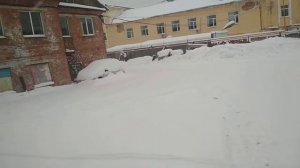 Мотособака, мотобуксир nord - установка саней спереди (пробный заезд)