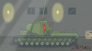 Рождение доблестного тяжа КВ-5 - Мультики про танки.mp4
