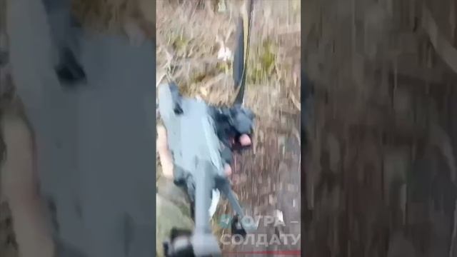 Боец из ХМАО в зоне СВО показал сбитый им украинский дрон