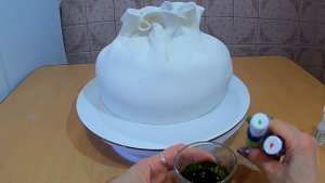 3D Торт МЕШОЧЕК с ДЕНЬГАМИ / торт для МУЖЧИНЫ на ЮБИЛЕЙ / CAKE DECORATING IDEAS / Olya konditer