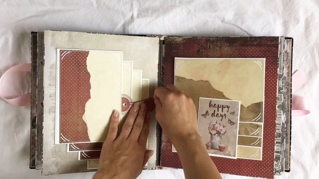 Скрапбукинг Семейный альбом. ТМ "ScrapMir". Scrapbooking tutorial. Scrap album. Family album.
