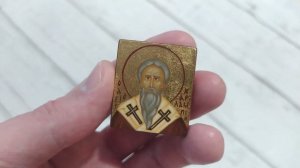 Харалампий Магнезийский дорожная икона | Charalampius of Magnesia travel size icon