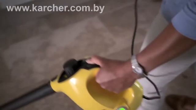 Уборка пароочистителем Karcher SC 1 Floor Kit смотреть онлайн