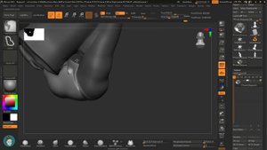 Урок 19. Продолжение проработки позы в Zbrush. Transpose Master.