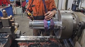 Making NEW Pins for a CAT 657 Scraper Tractor | Machining & Welding