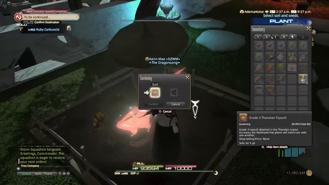 FFXIV Gardening - Crossbreeding for Thavnairian Onion: Part 1 - Obtaining Curiel Root Seeds смотреть онлайн