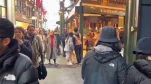 London Christmas 2022 | London Borough Market Walking Tour 2022, London 4k HDR