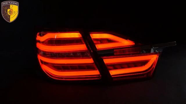 Тюнинг задние фонари Benz Style на Тойота камри  / Taillights Toyota Camry V50 V55 Красные