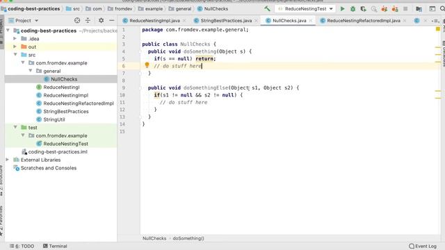 Java Best Practices : 2 Avoid Nesting and Null Checks смотреть онлайн