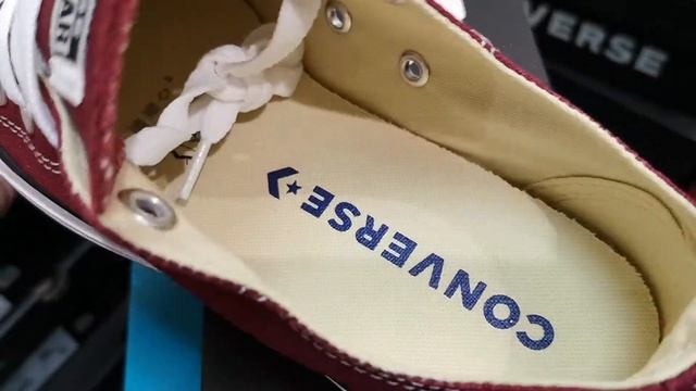 Converse Chuck Taylor All star M9691C OX бордовые низкие кеды оригинальные смотреть онлайн