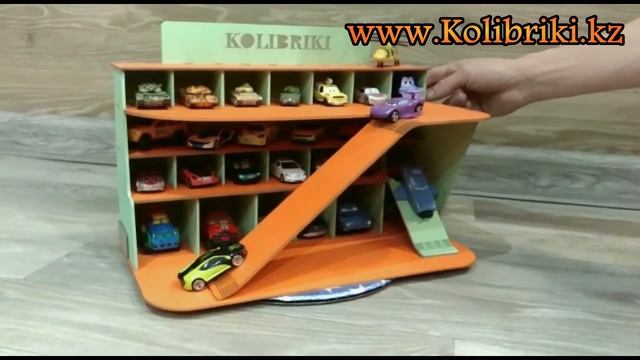 Парковка маленькая из дерева купить, гараж для машинок, детская игрушка смотреть онлайн
