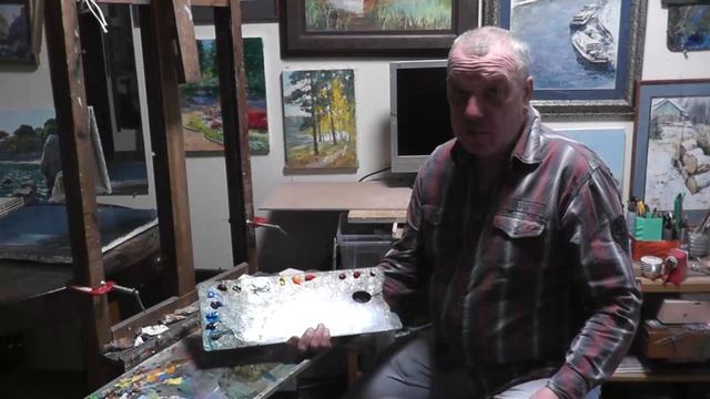 Ответы на вопросы, палитра художника