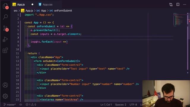 Codemas 2020 day 15 - Handle form input values in reactjs p2