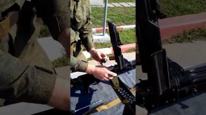 разборка и сборка пулемета ПКМ