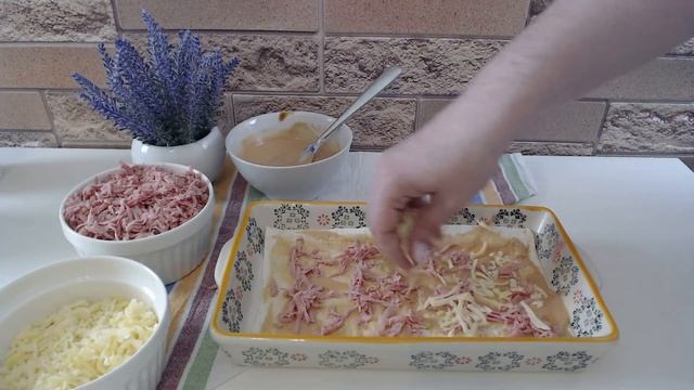 Очень Вкусная Слоеная Пицца из Лаваша от Женечки ? [HD]