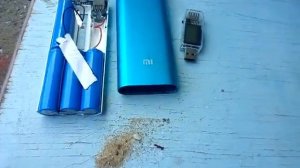 Сяоми разборка повербанк песок в аккумуляторах Xiaomi Power Bank ШОК