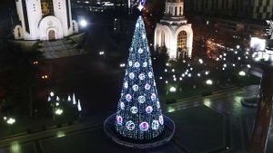 Площадь Победы и главная ёлка города (Калининград)