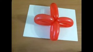 Цветок из шаров ШДМ четырёхлепестковый