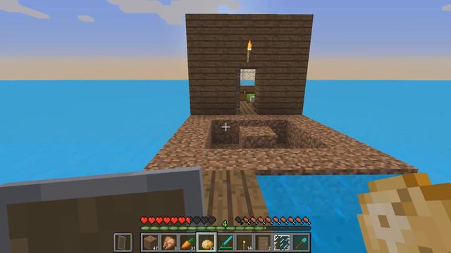 МАЙНКРАФТ НО НА ВОДНОМ ОДНОМ БЛОКЕ В МАЙНКРАФТЕ! ЕНОТИК ОДИН БЛОК MINECRAFT смотреть онлайн