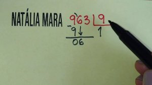 "963/9" "963:9" "Dividir 963 por 9" "Dividir 963 entre 9" "963 dividido por 9" Canal de matemática.