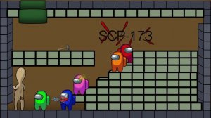 어몽어스 VS SCP173 and 엔더맨 Among Us Vs SCP 173 and Enderman