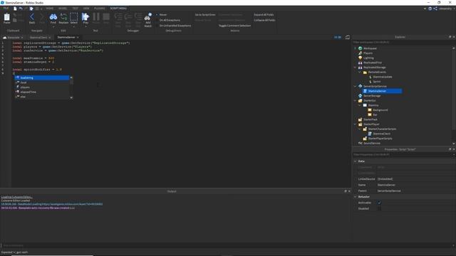 ROBLOX Sprint + Stamina Bar - 2019 Scripting Tutorial (Simple Endurance/Run Bind) смотреть онлайн