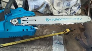 Пила цепна Акумуляторна безщіткова Kraissmann 4051 AKS-BL разбор обзор