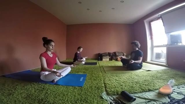 Хатха йога с Олегом Задорожным. Семинар в Ергаках 2018 г, базовый уровень - Занятие 2. смотреть онлайн