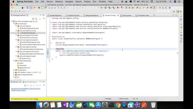 Spring Boot - Interceptor | Simple Programming смотреть онлайн