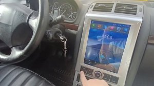 Android 12 Tesla style on a Peugeot 407